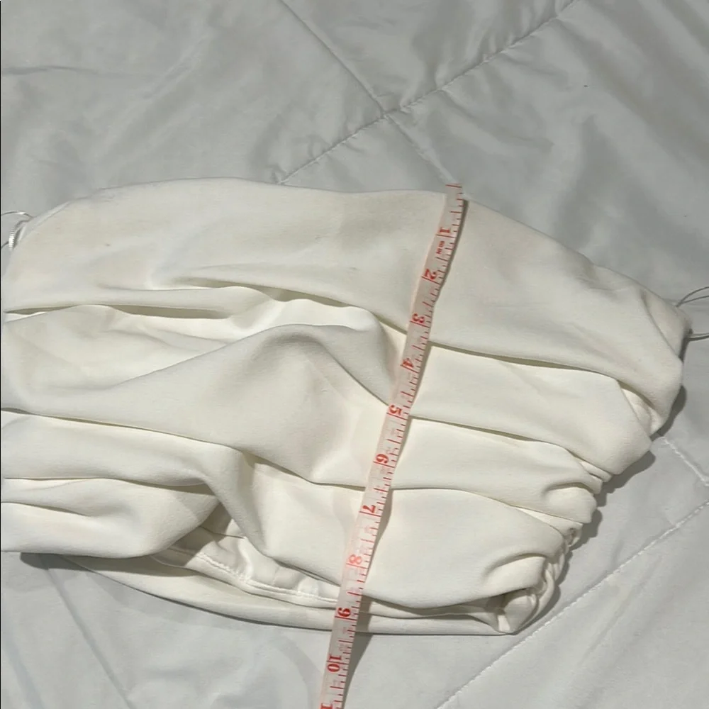 White Cropped Top - Picture 5 of 6